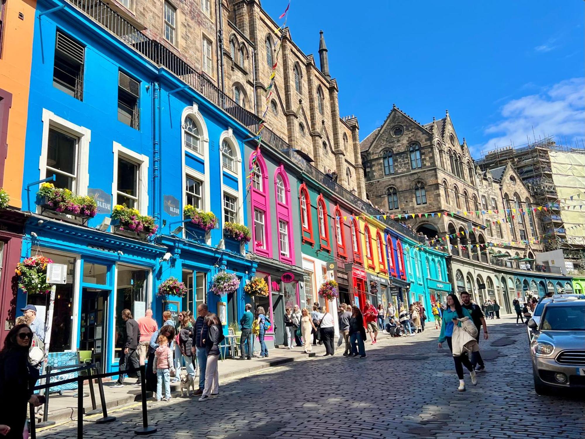 Bright Old Town City Centre Apartment Edimburgo Esterno foto